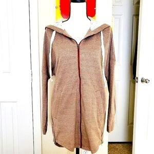 ODDY | Zip Up Lace Hoodie